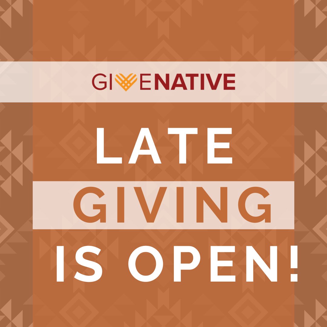 native_ways's tweet image. ⏰ We’re in the final days of #LateGiving! (It ends Dec. 9th!) 

So, support #NativeNonprofits and help them secure remaining prize opportunities.🔗 shorturl.at/dT4VI 

If you haven’t donated yet, now’s the time. 

#GiveNative #SupportNativeLed #IndigenousEveryday