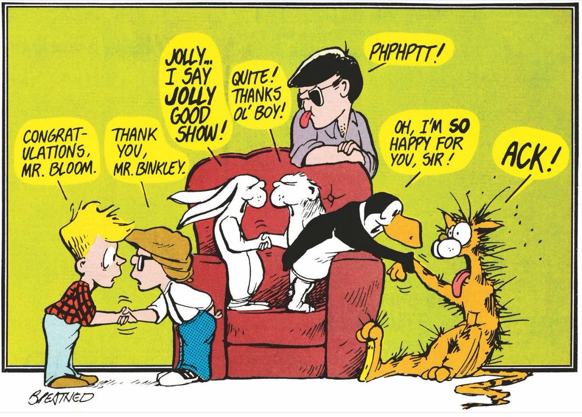 UniMonstFanboy's tweet image. 45 years ago today, Bloom County (1980-1989, 2017-present), one of the Holy Trinity of 80s comic strips, debuted. #80scomics #BloomCounty #GenX #ack
