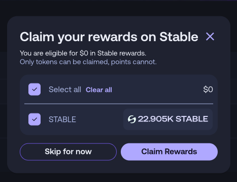 没想到 <a href="/stable/">Stable</a> 最大的坑是币安钱包 <a href="/BinanceWallet/">Binance Wallet</a> ，眼睁睁的看着币价跌了一半，但领不了😭

因为币安钱包不支持 stable链，也不能自定义添加网络，不得不说，在用户体验上，和OKX钱包真是差一个档次

这应该是个很简单的功能啊，希望币安尽快跟进啊啊啊啊！