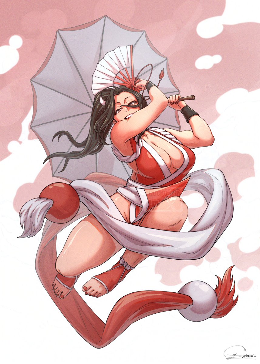 不知火舞 「Mai」|chuckuddin 👹のイラスト