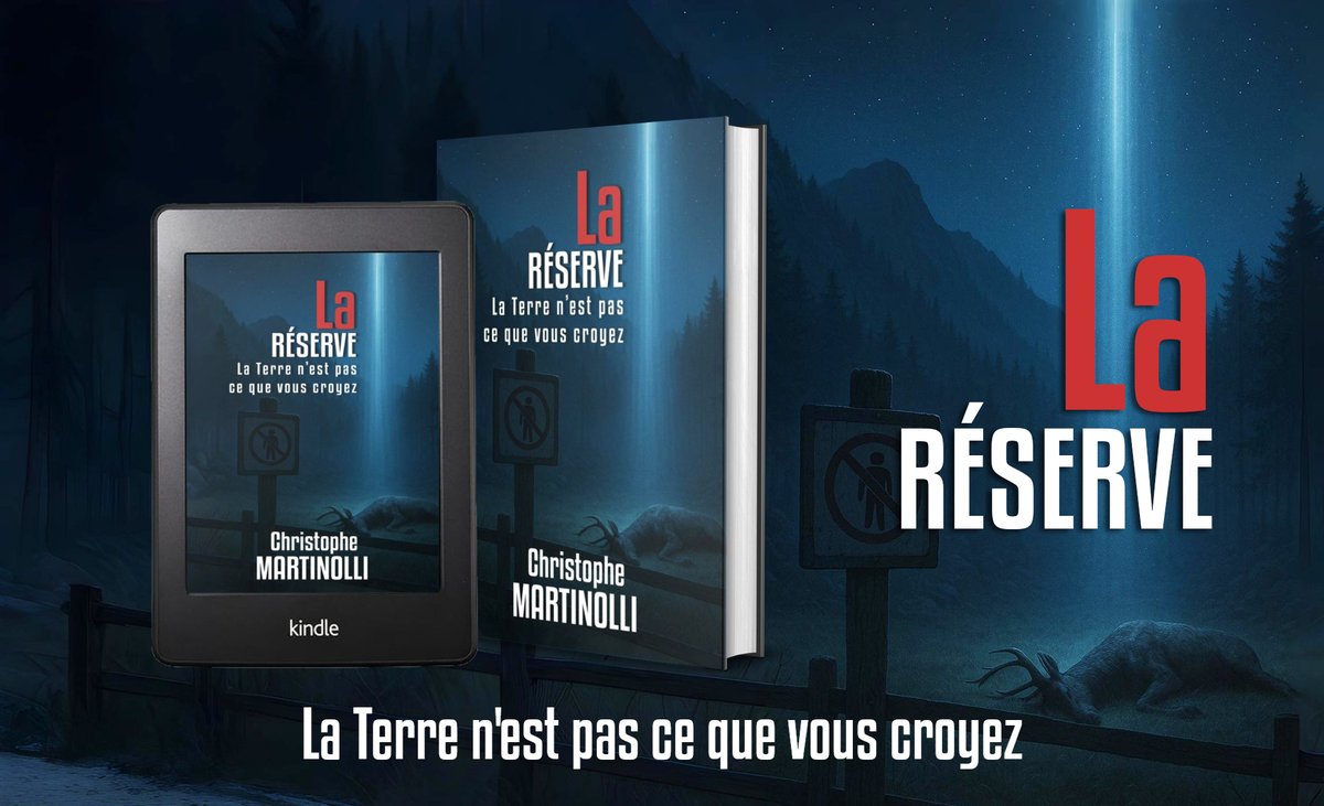 🔴Une faille est apparue dans les clôtures du zoo Terre.

La chasse commence.

Mon nouveau roman court La Réserve — SF nerveuse, accessible même à ceux qui en lisent peu.

La Terre n’est pas ce que vous croyez.

▶️amzlink.to/az07SRfelB41r