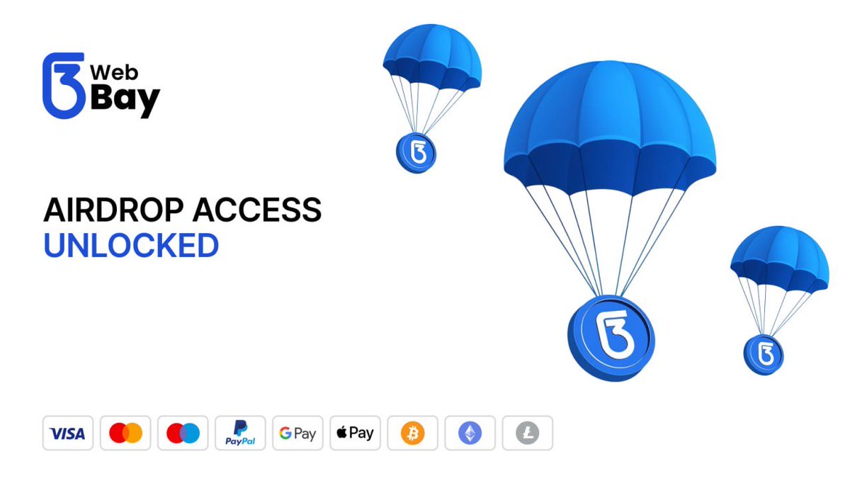 web3bayofficial's tweet image. 🪂AIRDROP ACCESS IS LIVE AND UNLOCKED. 🎉

⚡💸At Web3Bay, we build for clarity, speed, and trust and today, you get the benefit of all three.

🔥THE WAIT IS OVER. 

The drop has gone out, and the doors are now open for everyone who qualified. 
It’s a real step into a system…