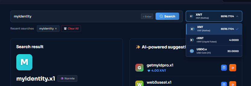 X1 Name Service tweet media