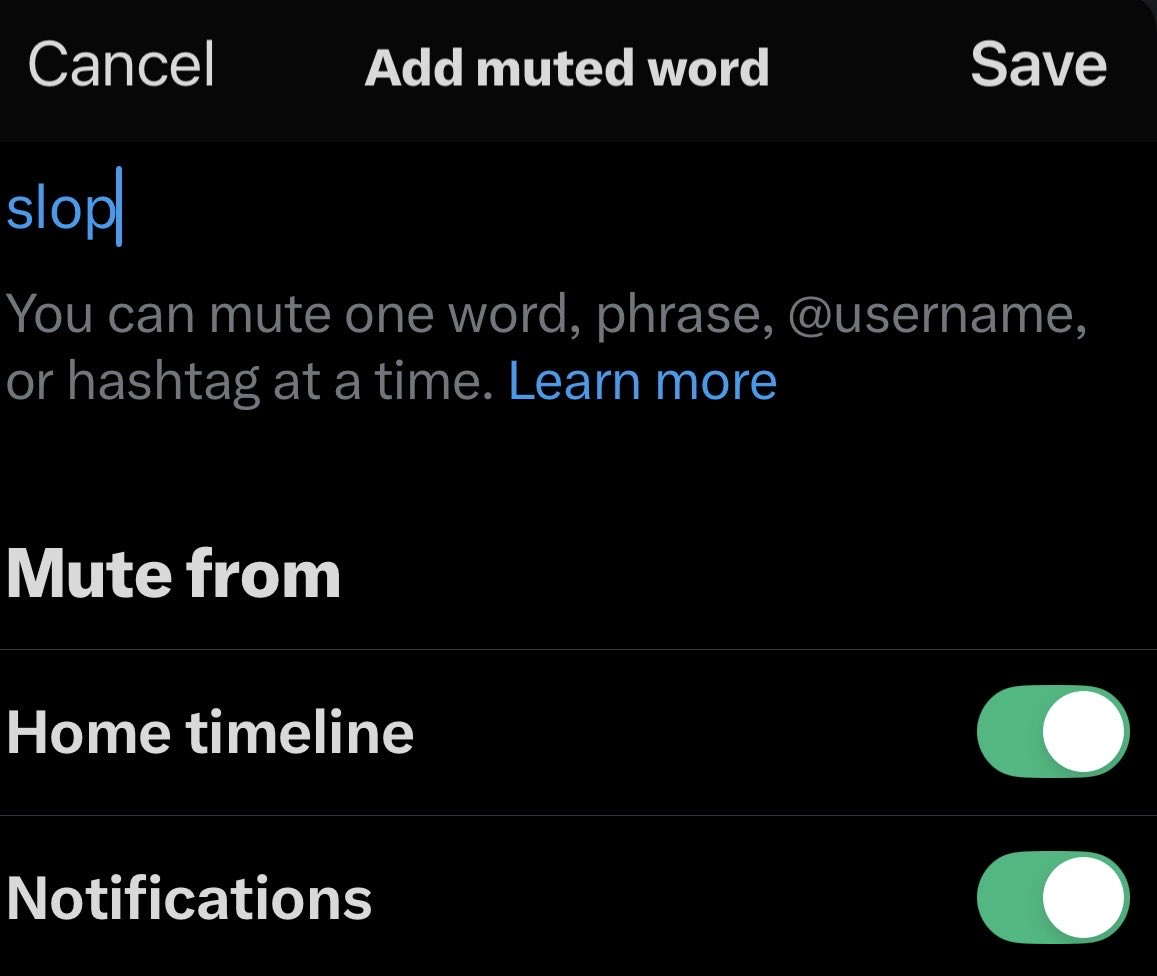 "슬롭"이라는 단어를 사용하는 사람들은 일반적으로 AI뿐만 아니라 다른 많은 것들에 대해서도 참을 수 없을 정도로 싫어합니다.