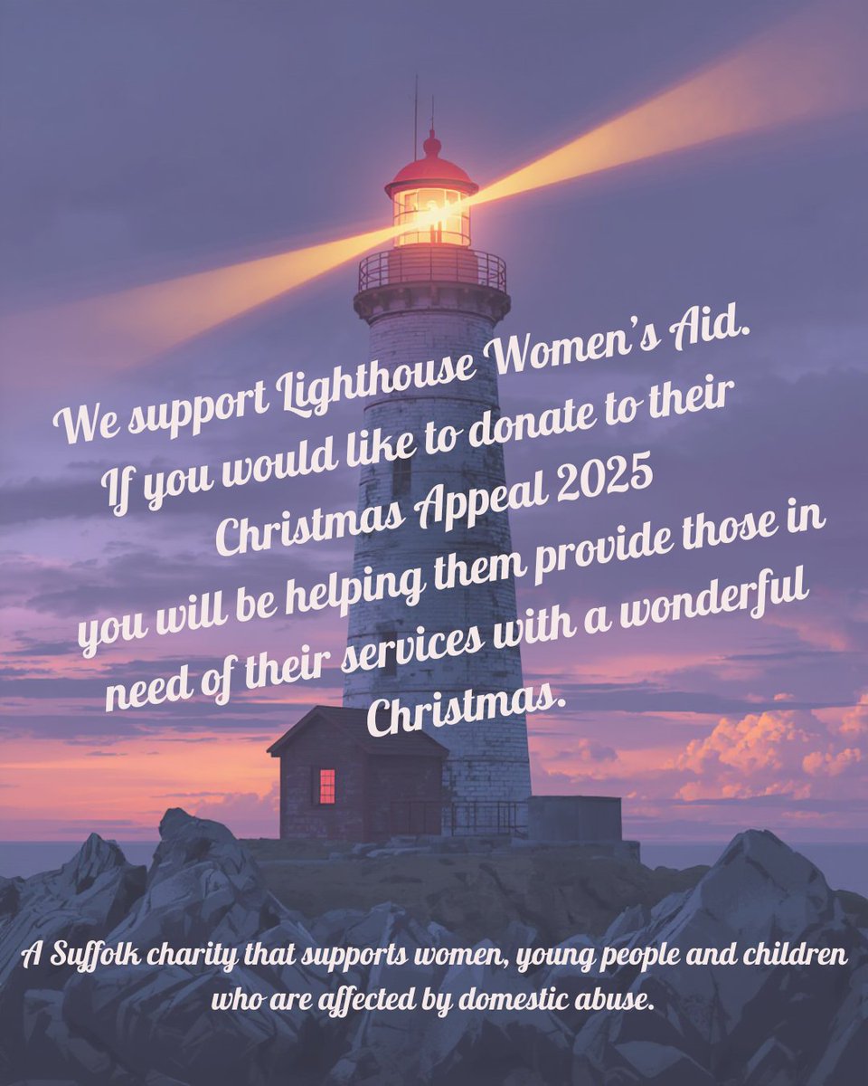 Lighthouse Women’s Aid is 26% towards their Christmas Appeal 2025 target. Your donation will help them support women, young people and children to have a good Christmas.  Donate online at lighthousewa.enthuse.com/cf/christmas-a…
@LighthouseWAid #PCWakeup #Ipswich #Suffolk