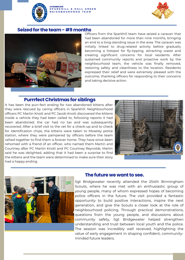 HallGreenWMP's tweet image. #HallGreen Welcome to your November 2025 Newsletter