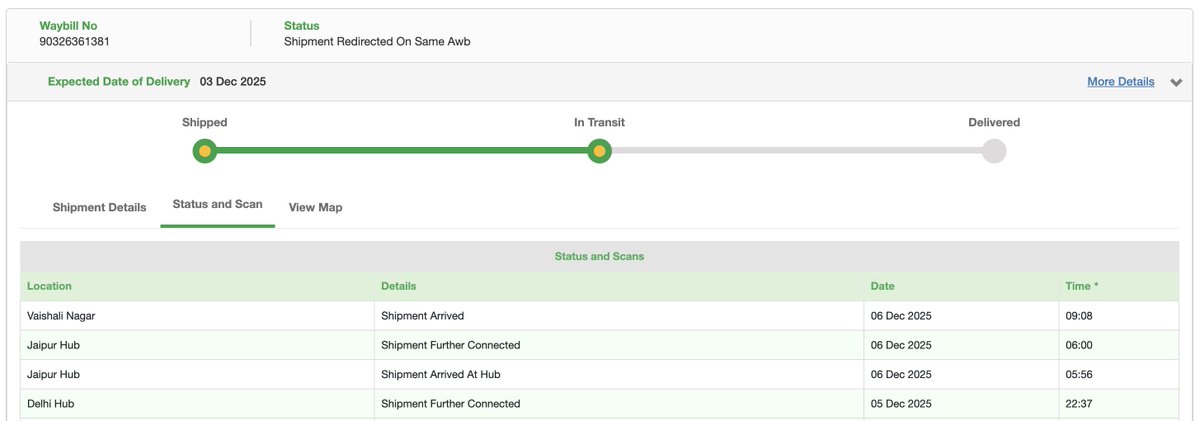 Messiah_100's tweet photo. @NetMeds @NetMeds it's in transit since forever. @BlueDart_ @BlueDartCares would you mind letting me know why ain't you delivering my parcel when it's in my area from last 3 days? 

Already regretting choosing @NetMeds and for sure this is my last order with you https://t.co/LTFqsZKYDb