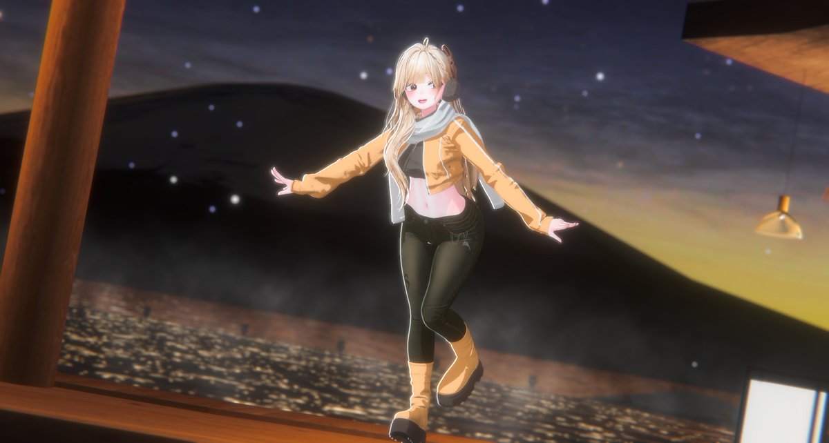 나비 겨울의상💛
#나비 #Warudo #MagicaCloth2 #NiloToon