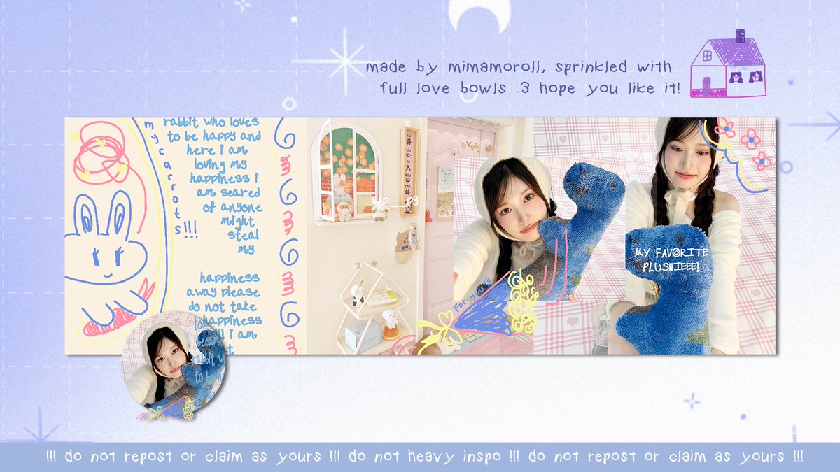 mimamoroll's tweet image. Help repost? #zonauang ❤︎

Hi again, lovelies! Good news, I have 4 adorable IVE layouts from my BUNNY catalogue, ready to grab for only 13k each. (Mima juga open for request via DM!)

Yuk, ppalli DM aku kalau mau yaaah! 🐇💨
