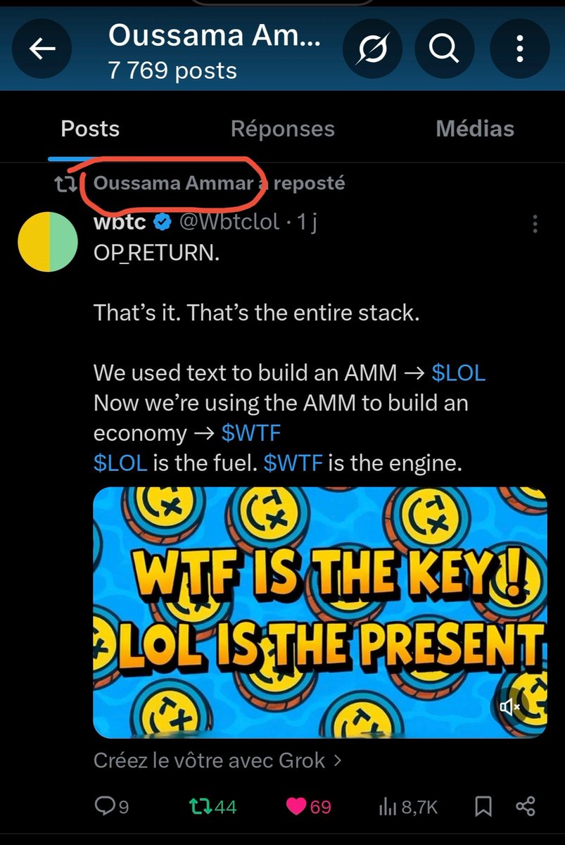 First they ignored OP_RETURN.
Now major founders are sharing it.
Next they'll realize:
we literally have DeFi awakening inside Bitcoin.

If you’re not paying attention, you’re already late.

cc: <a href="/udiWertheimer/">Udi Wertheimer</a> @ODELL <a href="/Excellion/">Samson Mow</a> <a href="/lopp/">Jameson Lopp</a>
$LOL $WTF #BitcoinDeFi 

#️⃣ <a href="/Universal_fdn/">Universal_Foundation</a>