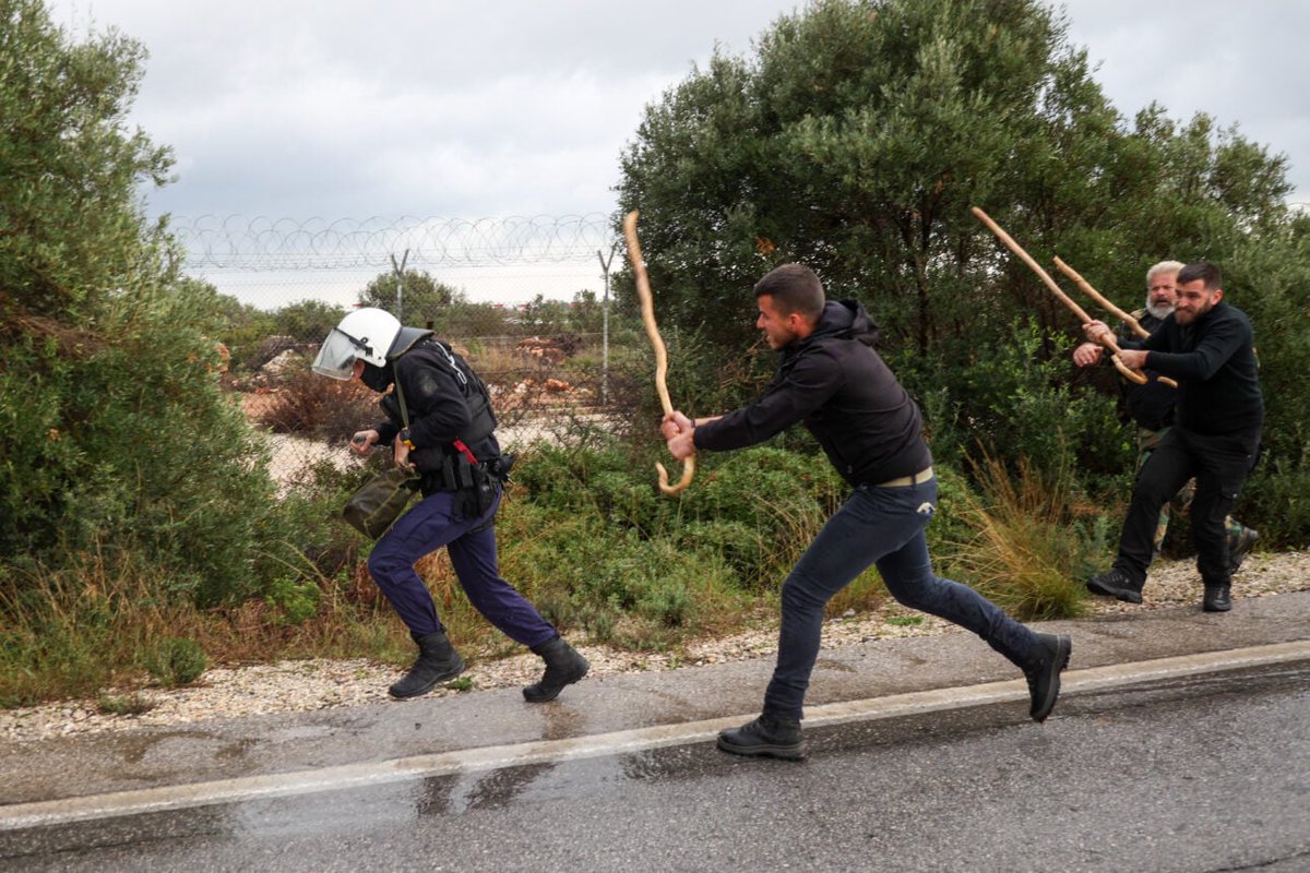 AretiAthanasiu's tweet photo. Το είδαν κι αυτό τα μάτια μας!
Στα Χανιά τους πήραν στο κατόπι με τις κατσούνες (γκλίτσες_)... https://t.co/bbnicTMpg3