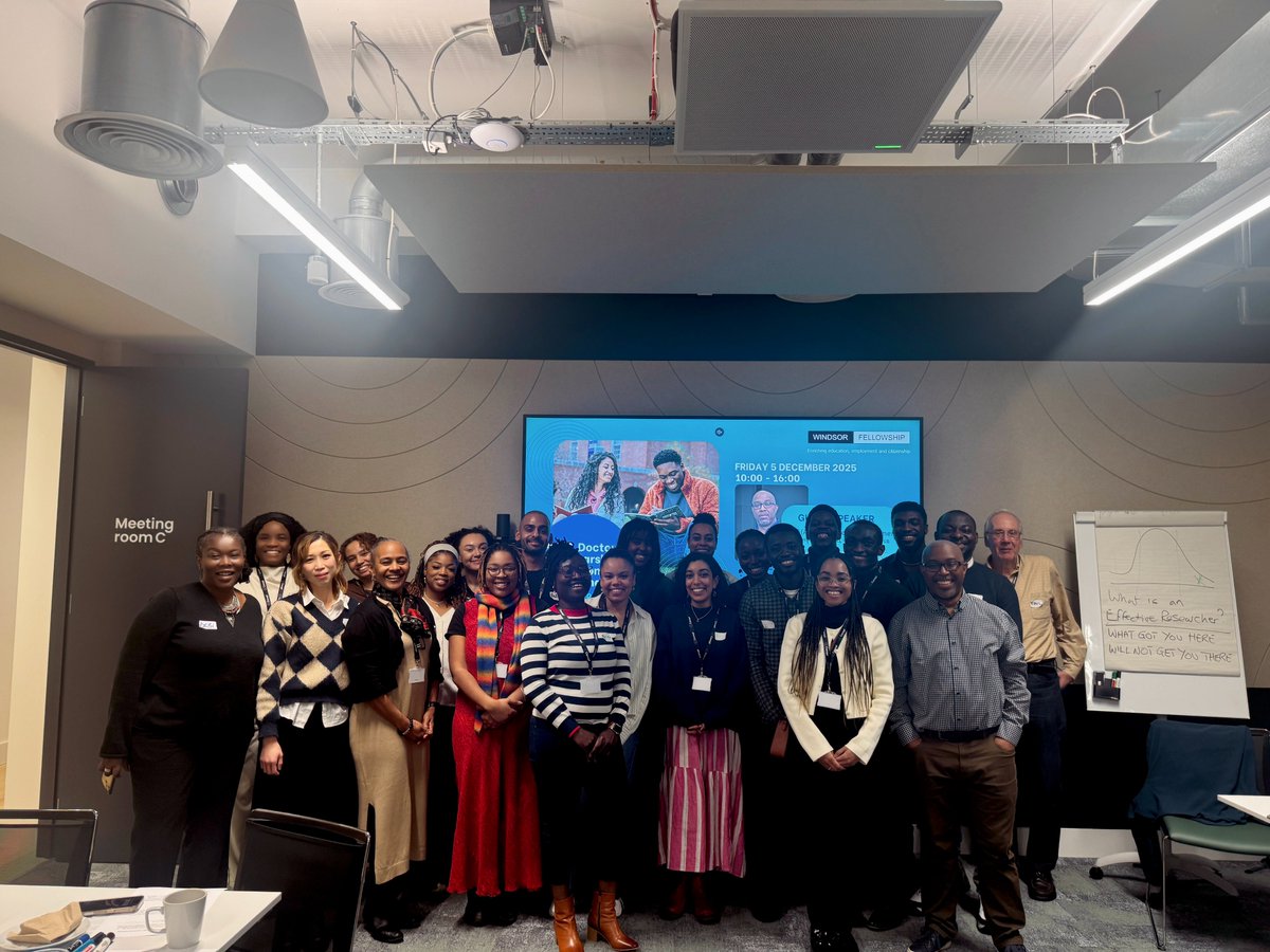 Windsor_Fellows's tweet photo. Our PhD &amp; Doctoral Welcome Seminar 2025 at @wearecanopi  last Friday was a great success!
Huge thanks to Dr Donald Palmer, Paul Toombs, all participants, and the amazing Canopi team for making the day special.
An energising day to kick start our new PhD and Doctoral cohorts. https://t.co/F5YfNPDYo7