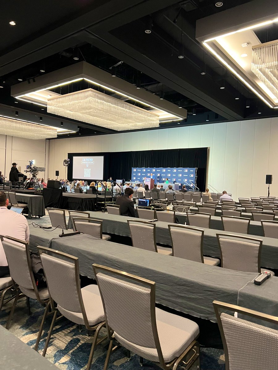 Good morning from the Winter Meetings.

Enjoy the week of news, both real and empty fluff. 

We’ll speak with Ross Atkins today. Tomorrow, we’ll have Atkins, Cease and Schneider. #BlueJays