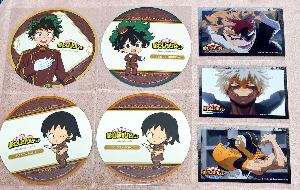 交換】ヒロアカ 僕のヒーローアカデミア アニカフェ アニメイトカフェ