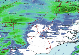 NCDOT_Triangle's tweet photo. We’re under a Winter Weather Advisory, with up to 2" of snow in northern counties and a trace to 1" in the Triangle. We are brining roads as needed. Be alert for black ice tonight and tomorrow. Please drive slowly and stay safe.
More: https://t.co/Q1PHz5gEFg https://t.co/5ZMRm6eb1c
