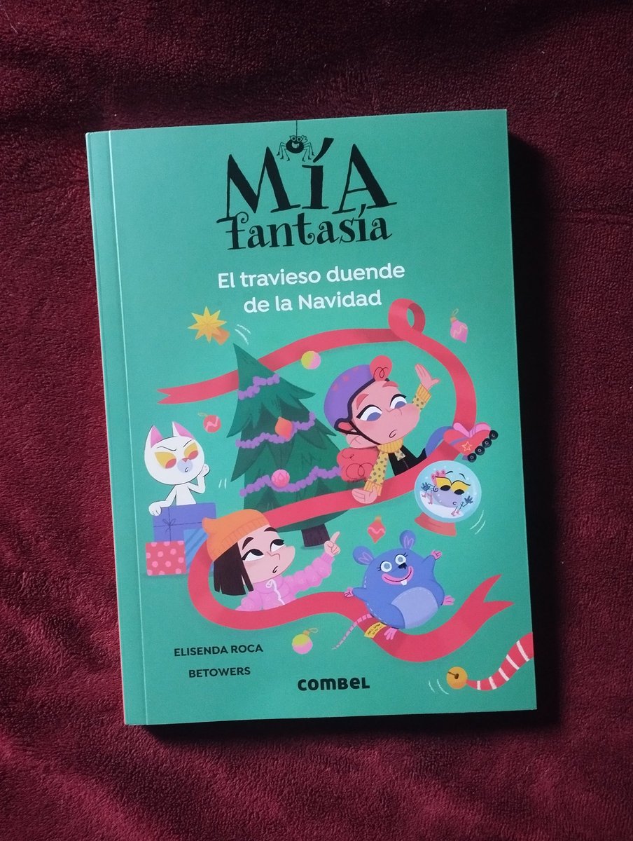 Monica__CZ's tweet photo. #Estoyleyendo "Mía Fantasía 9. El travieso duende de la Navidad", de Elisenda Roca y Betowers. Pronto reseña en https://t.co/ZlQq0dLkca  #Combel #leoycomparto https://t.co/qrhUBoTQf3
