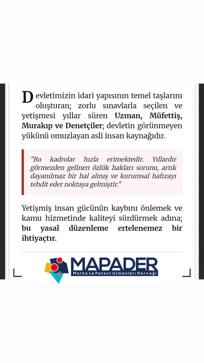 Devletimiz #kararlıduruş’ u ile gerekli düzenlemeleri yaparak “Devlet, uzmanları/müfettişleri #nasıltutacak” sorusunu cevaplayacaktır.