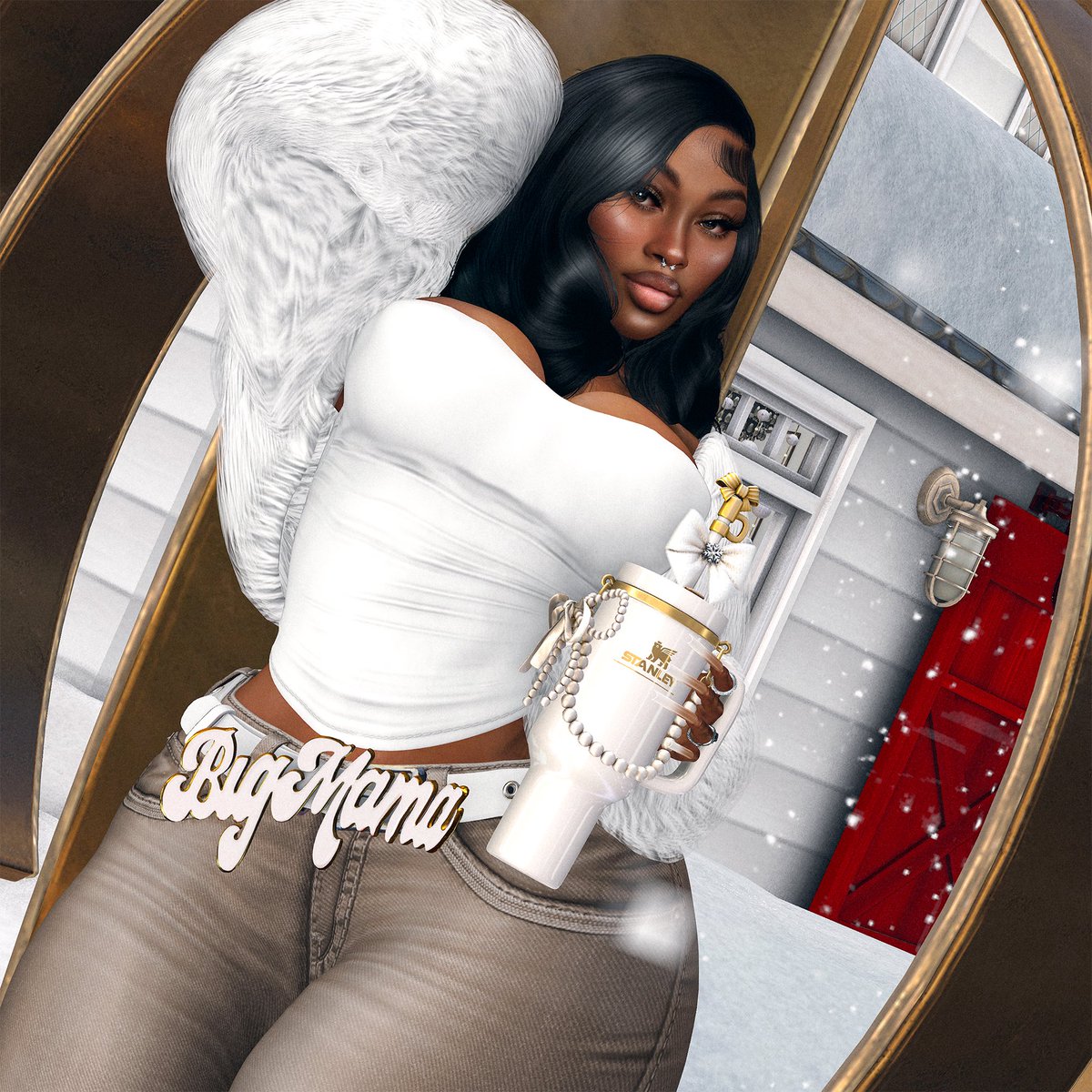 Funsyse's tweet image. I just love Christmas ❄️🤍