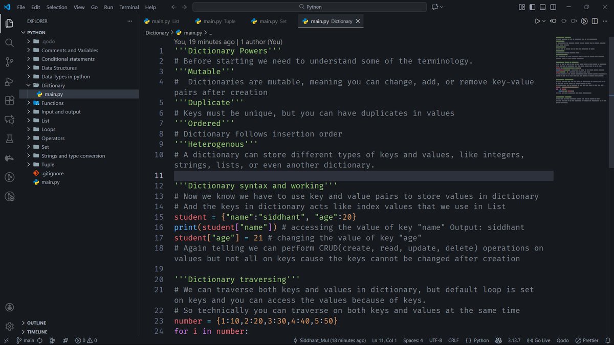 SiddhantMul24's tweet image. Just mastered 2 Python concepts that instantly made my code 10x more reliable! 
I&apos;m talking about Exception Handling and File Handling. These aren&apos;t minor details—they&apos;re the backbone of robust applications.
@sheryians_