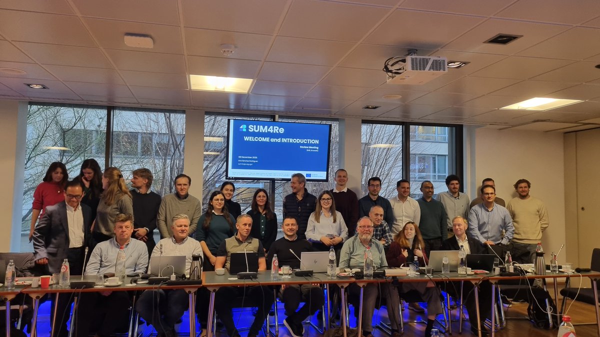 🔄 Successful SUM4Re Review Meeting at European Builders Confederation EBC!

The SUM4Re consortium met today at the EBC for our first Review Meeting, sharing key progress across smart data, AI, circular construction, and pilot actions.

🔗sum4re.eu/2025/12/08/sum…