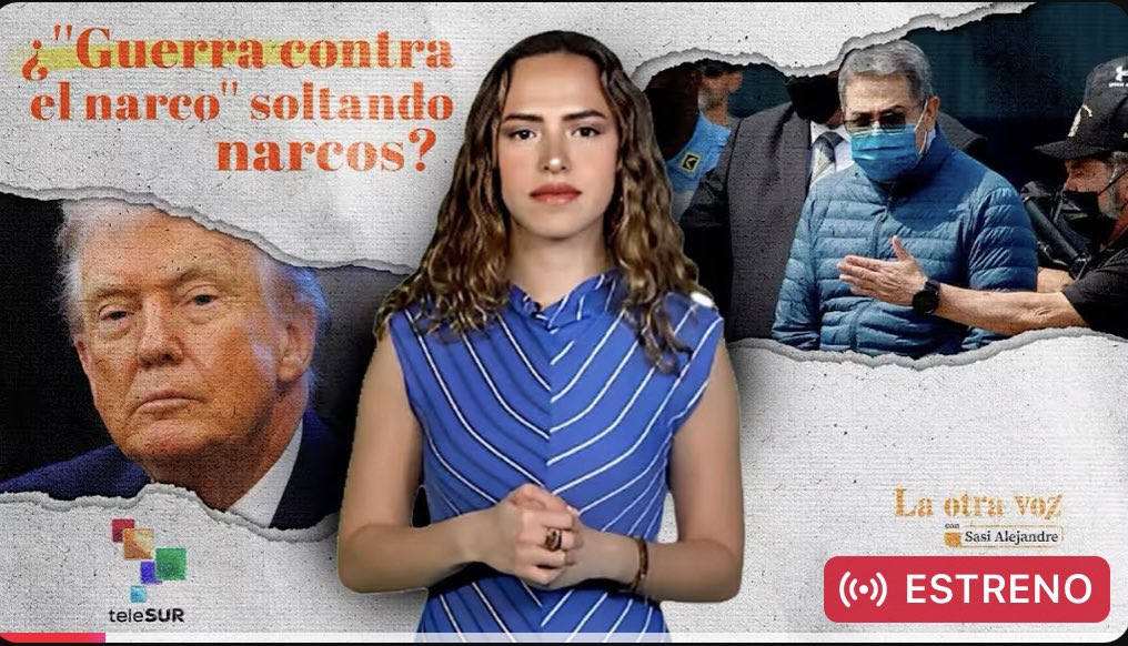 Ya está al aire el nuevo episodio de LA OTRA VOZ

🇭🇳Hablamos sobre el narcodictador liberado por Trump: Juan Orlando Hernández. 
🇺🇸¿Estados Unidos lo busca reimponer al mando de Honduras tras el fraude electoral?

No sé lo pierdan👇👇
youtu.be/GoLpF9N53fc?si…