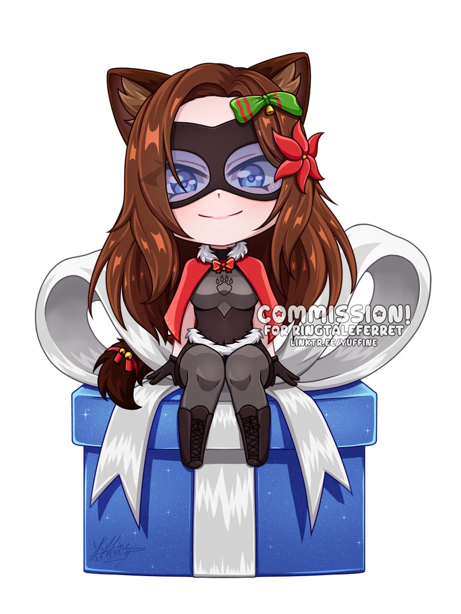 Christmas YCH for <a href="/ringtaleferret/">Ringtaleferret</a> ^^

#VGencomm