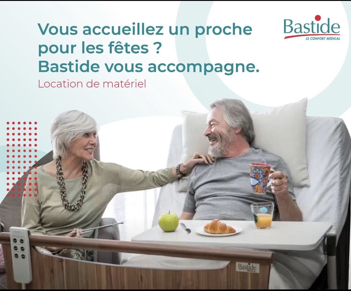 bastide_le's tweet photo. Fêtes de fin d’année : faciliter l’accueil d’un proche à mobilité réduite.

Bastide Le Confort Médical propose des solutions de location de matériel médical, adaptées aux besoins ponctuels
Nos équipes accompagnent les familles, durant la période des fêtes. https://t.co/VIv7OzEhSZ