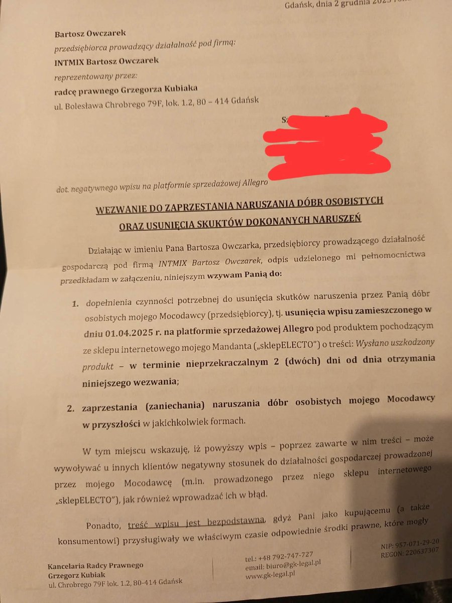 mrozowski_s's tweet photo. Hahahah janusz straszy ludzi pismami za negatywy na allegro XDDD  #tematdlauwagi https://t.co/Cq8VOFyZvl