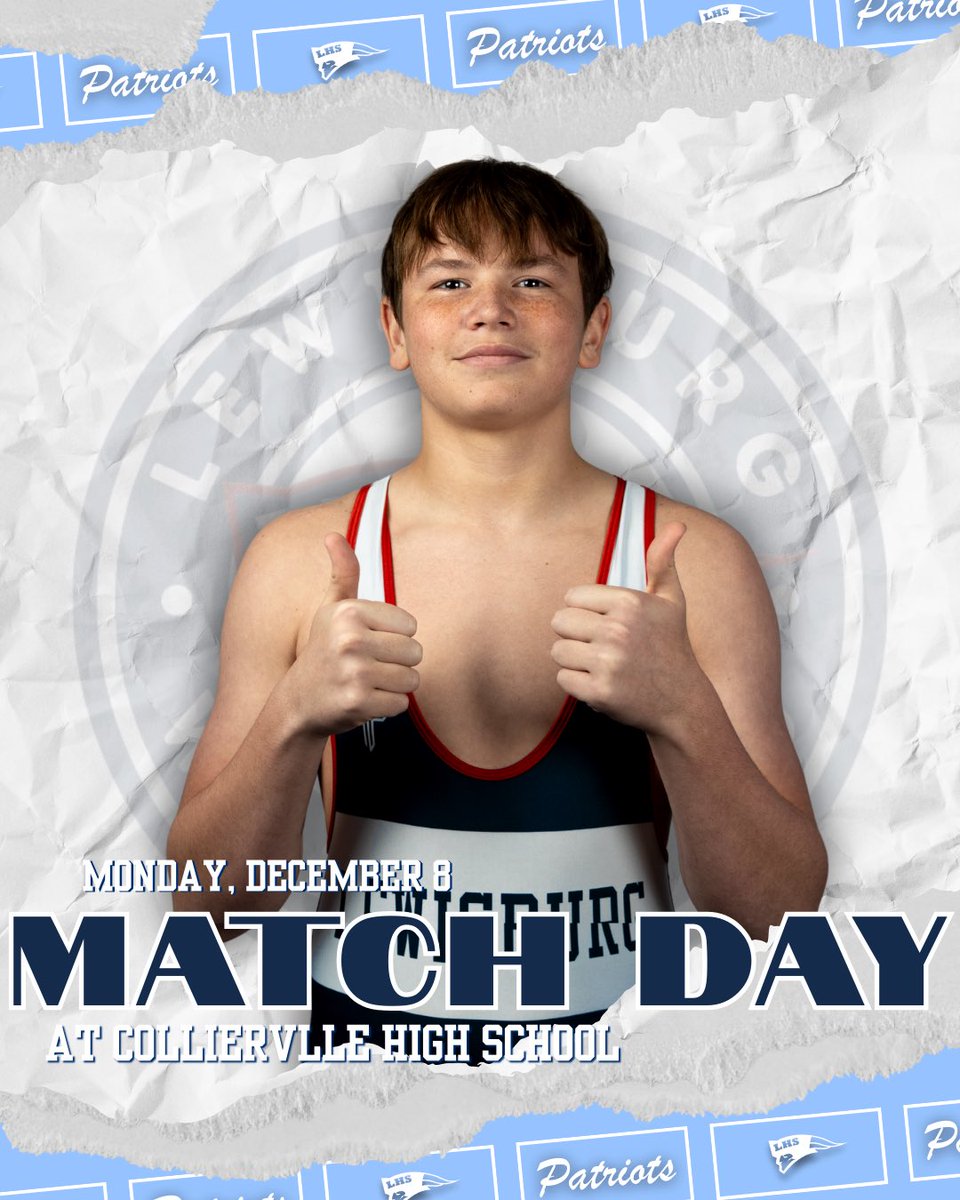 LHSW2022's tweet image. LHS will be at Collierville High School (TN) today for JV Duals, wrestling will start at 5pm!