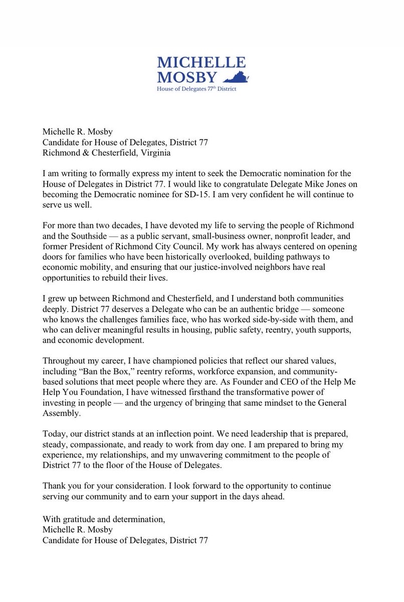 Michelle Mosby tweet media