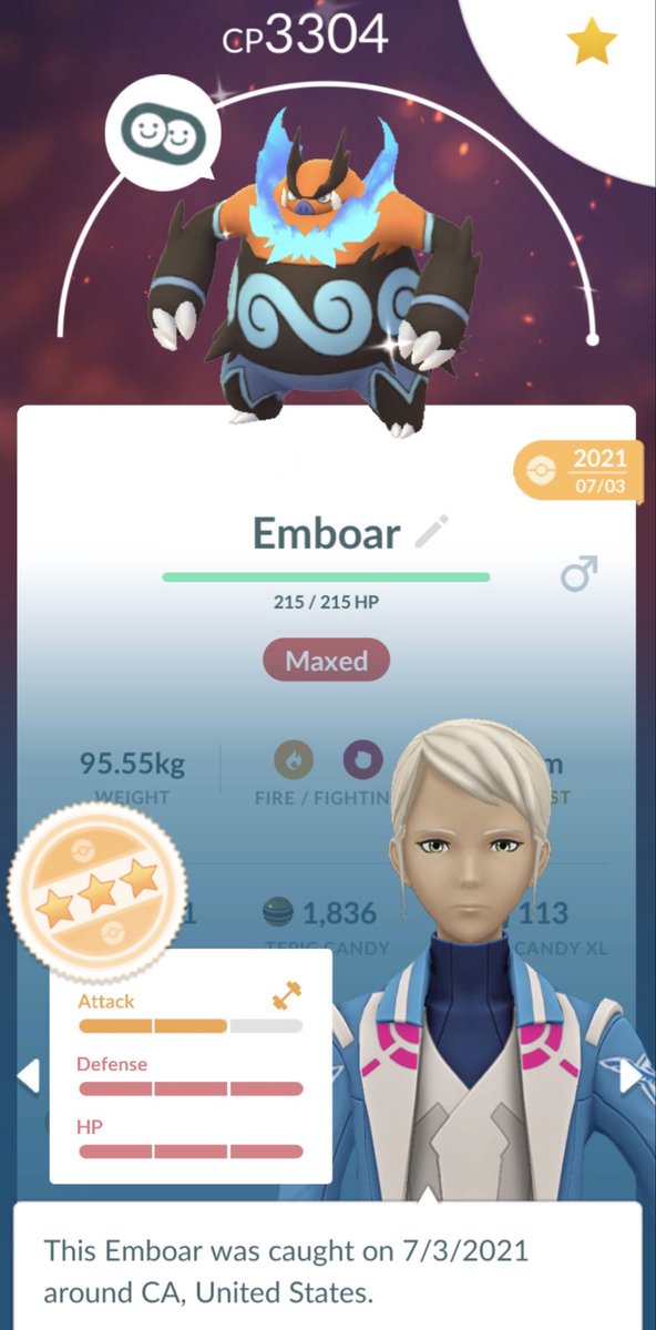 AndrewTaco72's tweet photo. @MYSTIC7 Emboar for when that new mega comes out https://t.co/1BlKXEzmKr