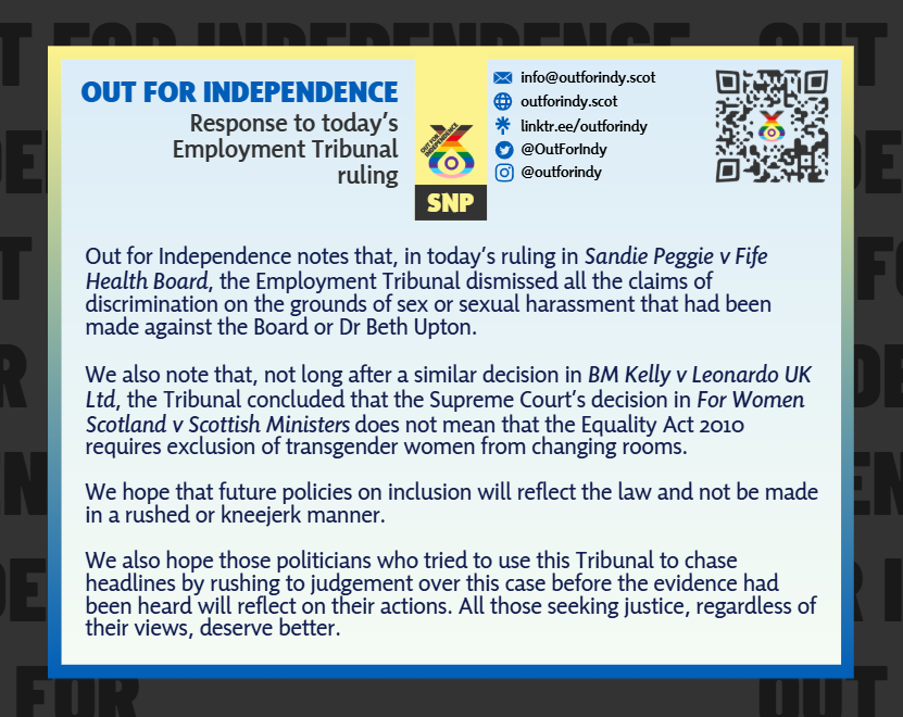 Out for Independence tweet media