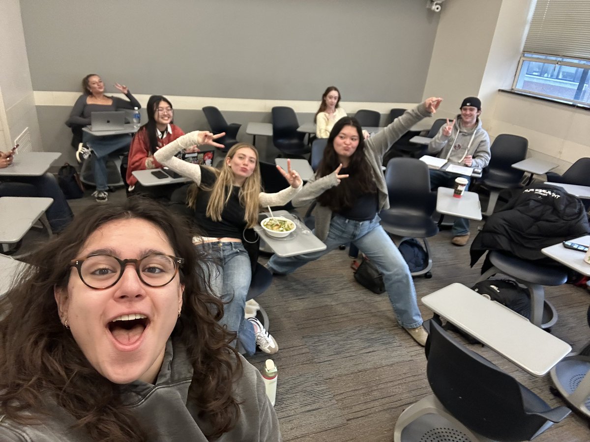 DuruYuceturk's tweet photo. Today’s our last CM 331 class. Thank you @MGDowding for an amazing semester. Really happy to have met so many great people. 
#SoSad #2025CM331 https://t.co/DZh4rOUdzJ