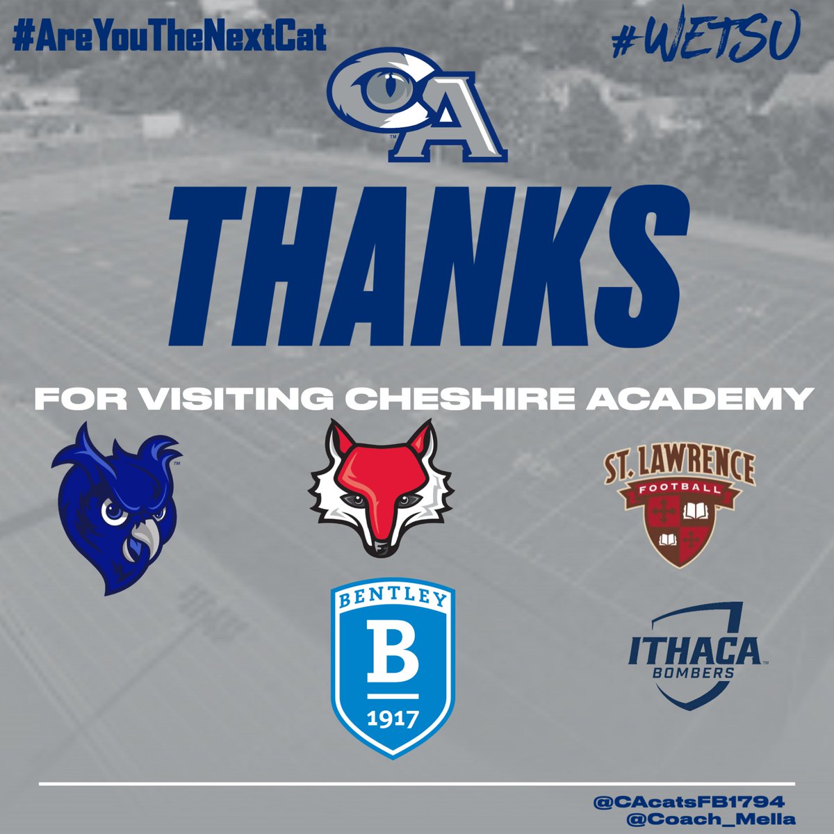 Cheshire Academy Football tweet media