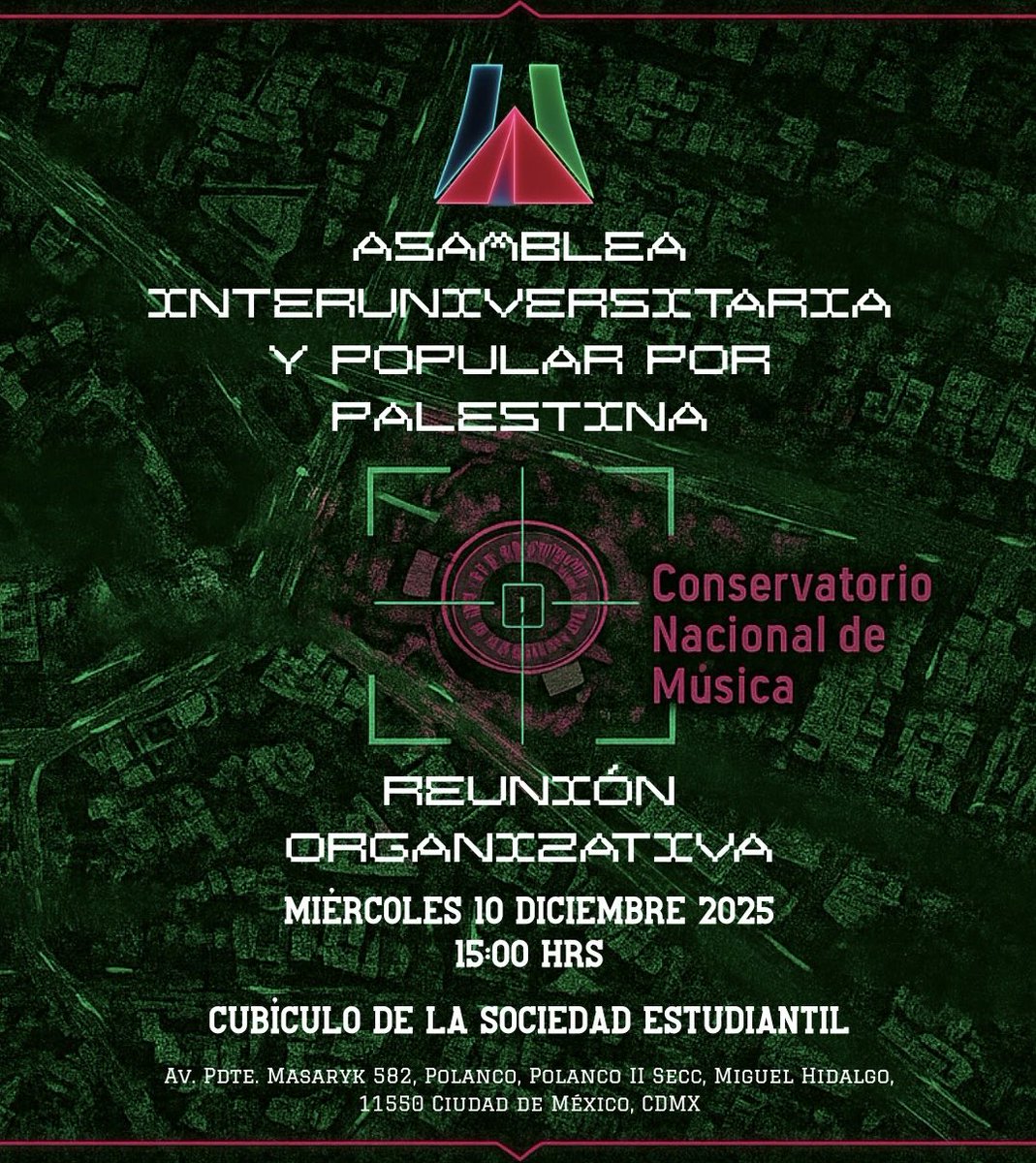 La <a href="/AsambleaUniPop/">Asamblea Interuniversitaria y Popular</a> convoca a la próxima reunión organizativa. El objetivo es coordinar y planificar iniciativas de solidaridad en apoyo al pueblo palestino. Esperamos contar con su presencia