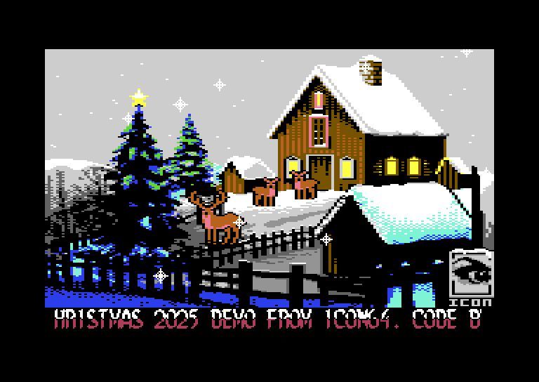Commodore_lives's tweet image. The Icon64 C64 2025 Christmas Demo! - buff.ly/hIQKAUg #commodore #retrocomputing