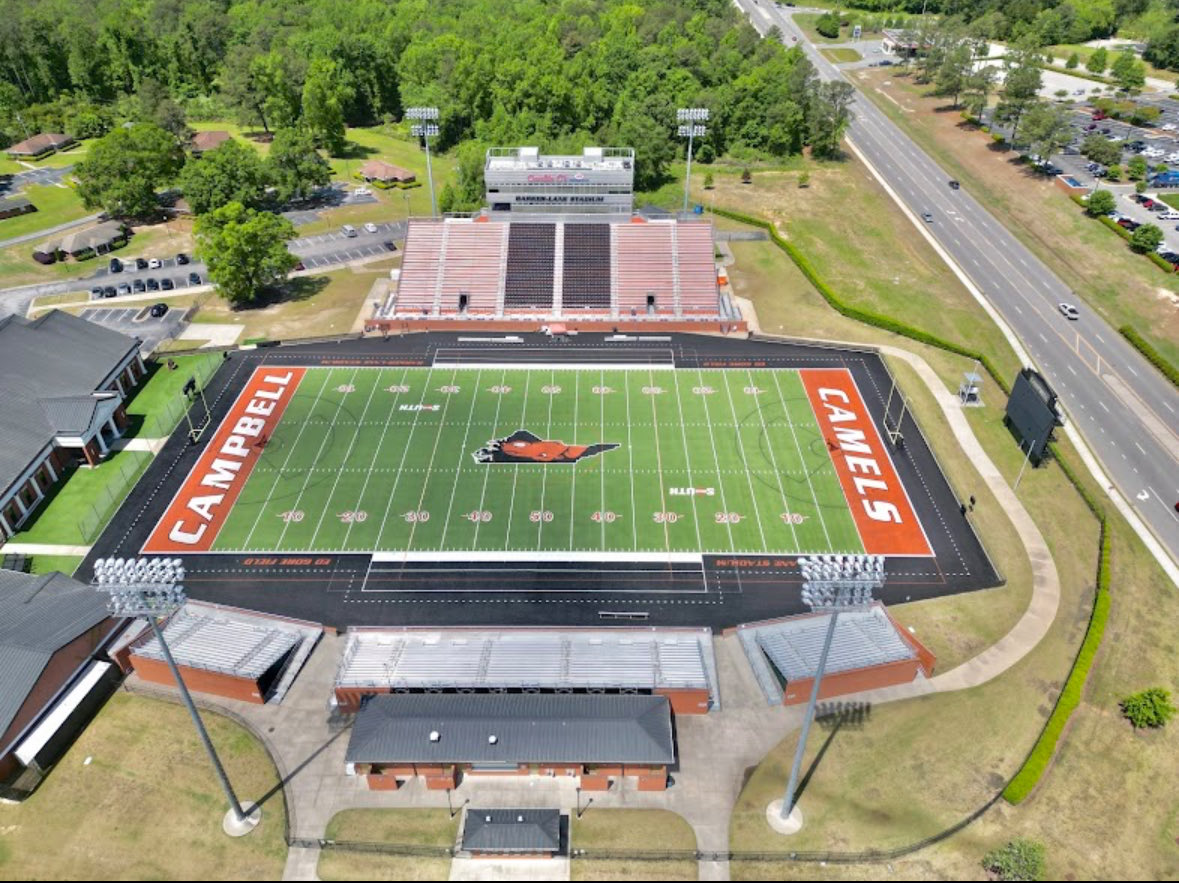 Honored to receive an offer from Campbell University! I want to thank <a href="/CoachChiappelli/">Matt Chiappelli</a> and <a href="/Coach_BHarris/">Coach Braxton Harris 🐪</a> for the opportunity!