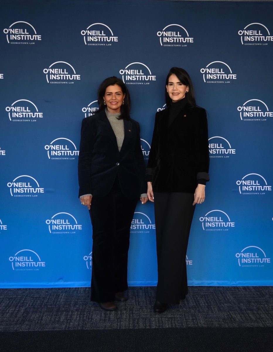 Las magistradas del #TCRD, Army Ferreira y María del Carmen Santana de Cabrera, participaron en la segunda edición del encuentro anual «Diálogos Judiciales sobre Salud y Derecho en América Latina y el Caribe», realizado en la Facultad de Derecho de la Universidad de Georgetown.