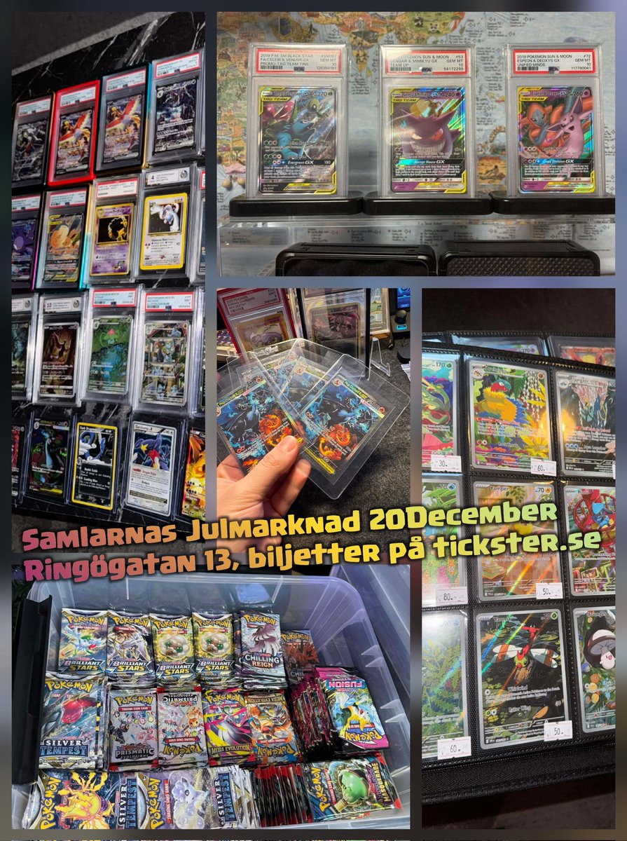 En till pokemon säljare som saysar stort, kommer vara mycket pokemon! ✌️🤎

Biljetter: tickster.com/se/sv/events/4…

#rsmgbg #pokemon #marknad #samlarprylar #samlarkort #nintendo
