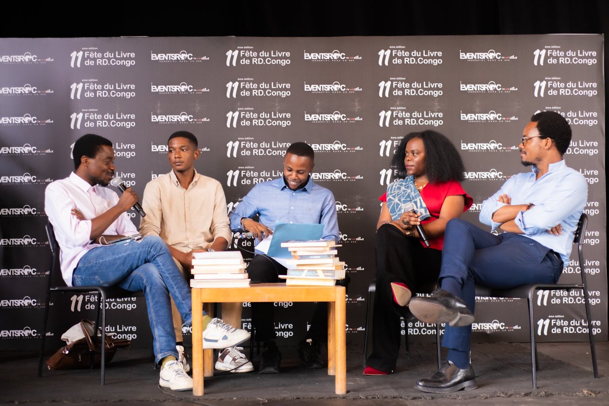 Radio <a href="/EVENTSRDCCOM/">EVENTSRDC</a>  Spécial Fête du Livre : Focus Prix Littéraire avec Ernis, Israël Nzila, N’Anza Tata et Steve Aganze.

Un échange passionné autour de la création, de l’engagement et des voix qui façonnent la scène littéraire contemporaine.