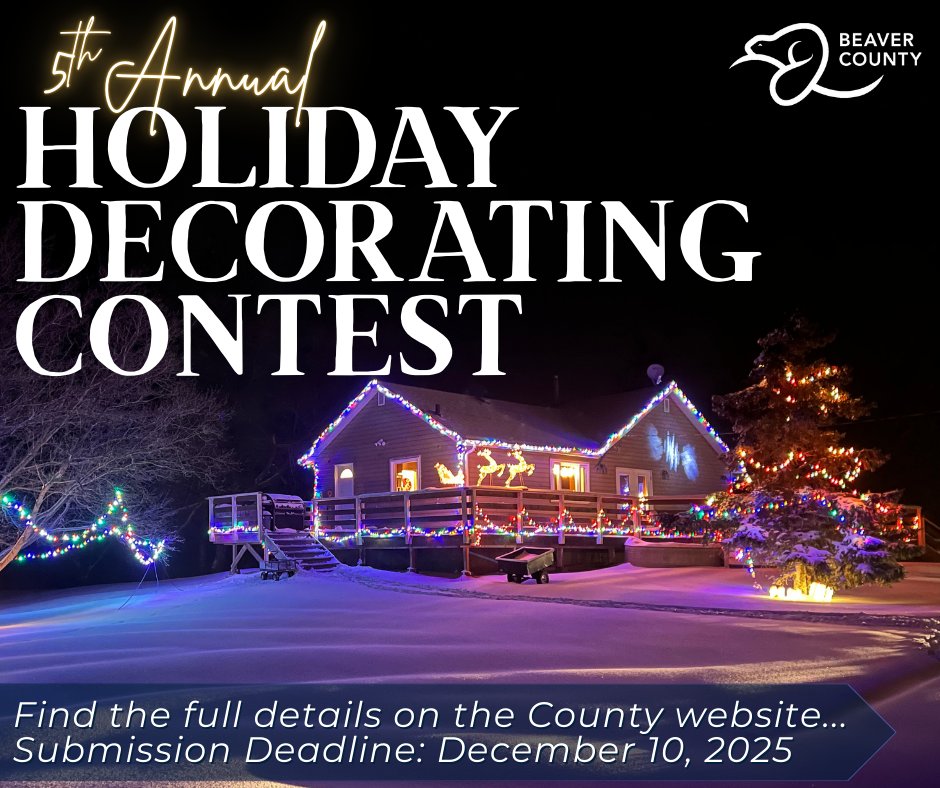 🎅 HO HO HO, let’s goooo! 🎄
Whether it’s your own home, a neighbour’s masterpiece, your friend’s festive farmyard, or a business sleighing the décor game… all residents and companies are invited to join in.
Full details: loom.ly/lmidQvU

#BeaverCountyAB