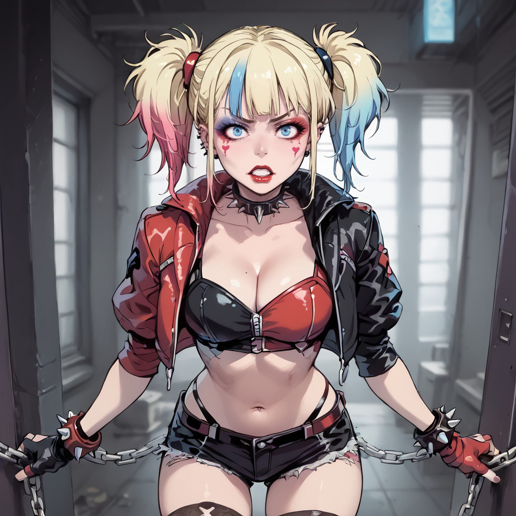 SynHouseVN's tweet photo. First artwork posted here, I am new, hope you like it!!!🔥📷#Hentai #Porn #HarleyQuinn #Game #Boobs #Sexy #NSFW #AIart #Anime #AnimeGirl https://t.co/ktMUux6onF