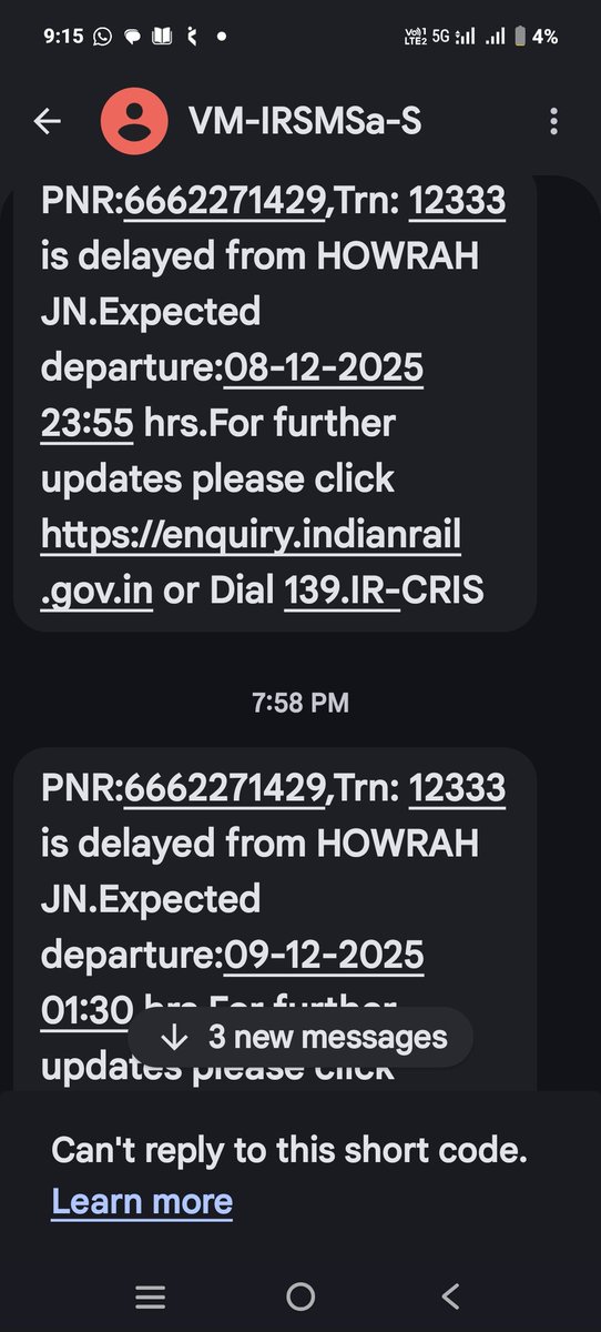 AmitChoubey19's tweet photo. @PMOIndia @drmhowrah @RailMinIndia 
train has not yet com in platform would u please let me know how same will depart at 1:30 https://t.co/3Hww5kZ57x