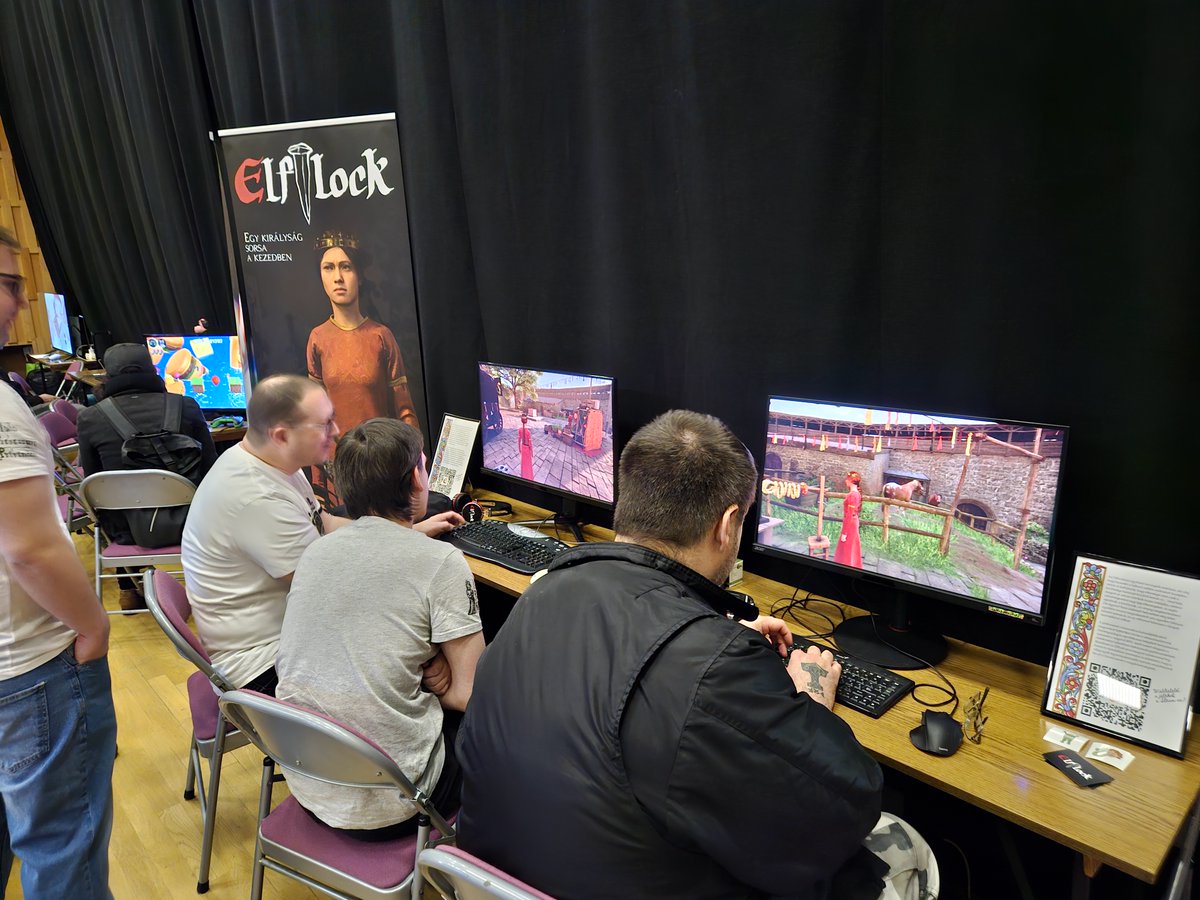ElflockGame's tweet image. We had a busy November showcasing Elflock at PlayIT (Nov 15-16) and ReGamEx (Nov 29-30)! Thanks to the organizers and everyone who played the #game and shared valuable feedback. Don’t forget to wishlist Elflock on Steam / Epic, so you don’t miss the public #demo launch next year!