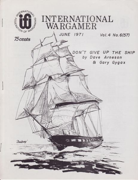 International Federation of Wargaming.  Founded in 1967 by Bill Speer, Scott Duncan &amp; Gary Gygax.  I became member #168 in 1969.  I present a synopsis of its history and its newsletter, International Wargamer (IW), in my upcoming memoirs.