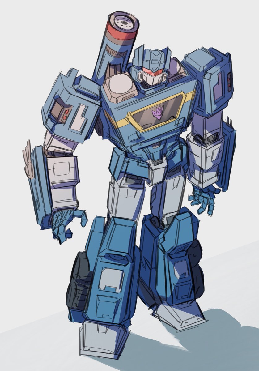 got stuck trying to paint tfo soundwave so i sketched his idw counterpart instead

#transformers #soundwave