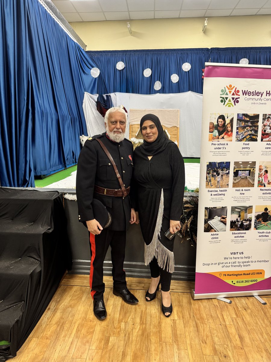 SulemanNagdi's tweet image. Delighted to have attended the festive celebration at Wesley Hall Community Centre today representing the Lord-Lieutenant of Leicestershire, Mr Mike Kapur OBE CStJ, in my capacity as a Deputy Lieutenant.