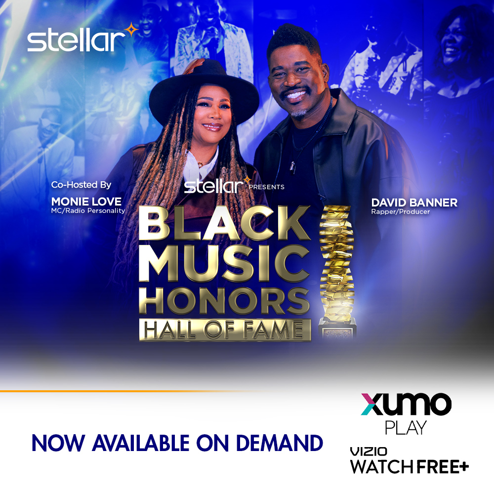 Now streaming! The 10th Annual #BlackMusicHonors is available On Demand on the #StellarNetwork via Xumo Play and WatchFree+—don’t miss this iconic celebration! 🎶✨