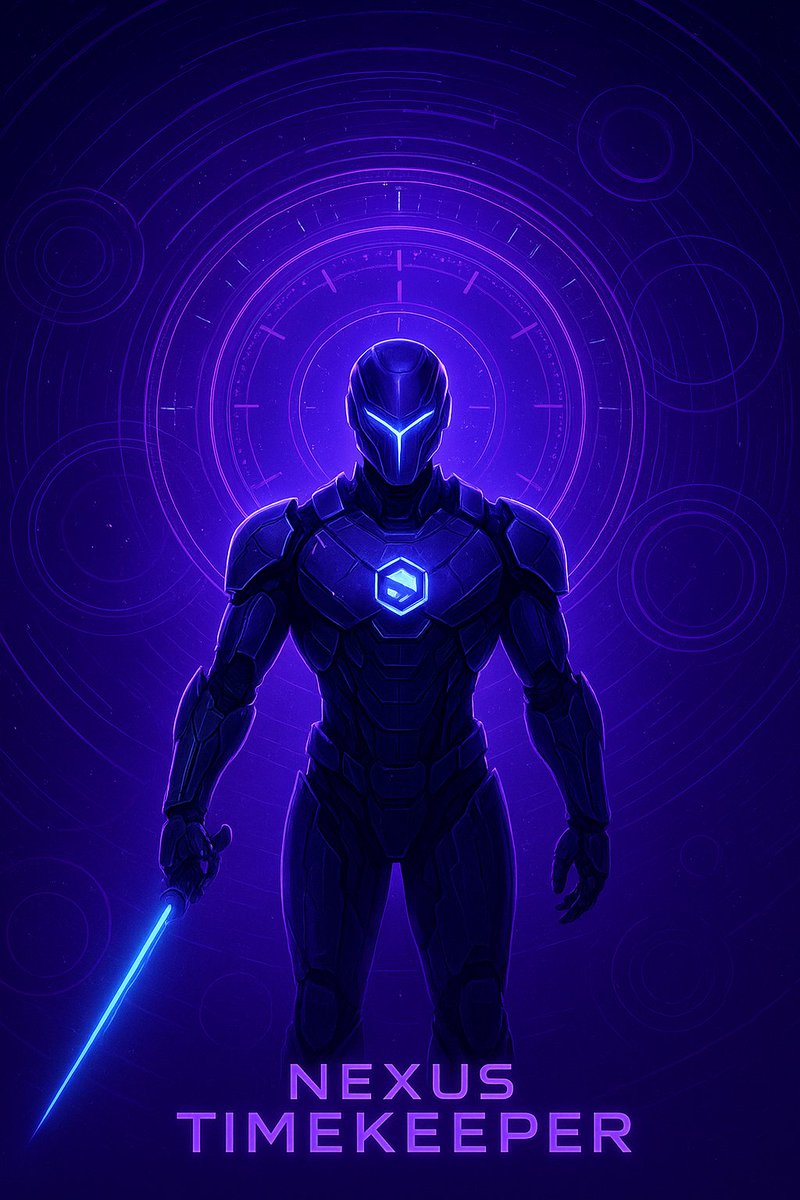 xcuapha's tweet photo. "The Nexus Timekeeper — guarding every timeline as the network marches into the future." https://t.co/wevLPySmjQ