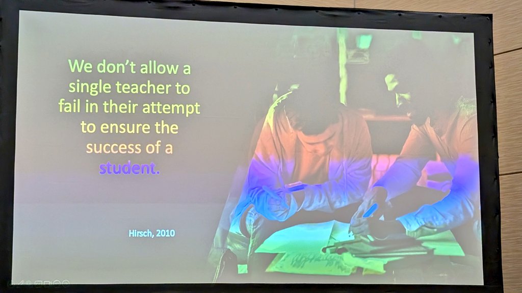 emytomita's tweet photo. All of us have silos of excellence in schools! How can we use collective responsibility to support newer teachers so they feel supported? So they know that we'll not allow them to fail. #CollectiveEfficacy is collective responsibility in action. Efficacy leads to effervescence. https://t.co/UiFVt5Y4WN